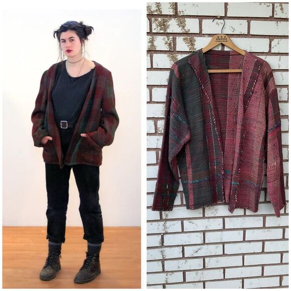 Grungy Exchange Student Jacket OSFA Nirvana Punk Stoner Hippie Boho - Picture 1 of 8